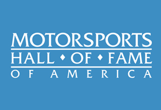Motorsports Hall of Fame of America logo.