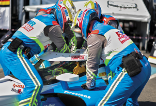 Image of a racing safety team.